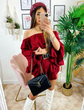 Completo due pezzi bordeaux