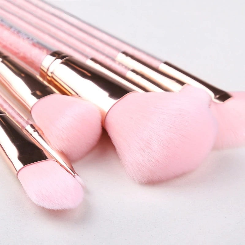 Set pennelli pink con custodia