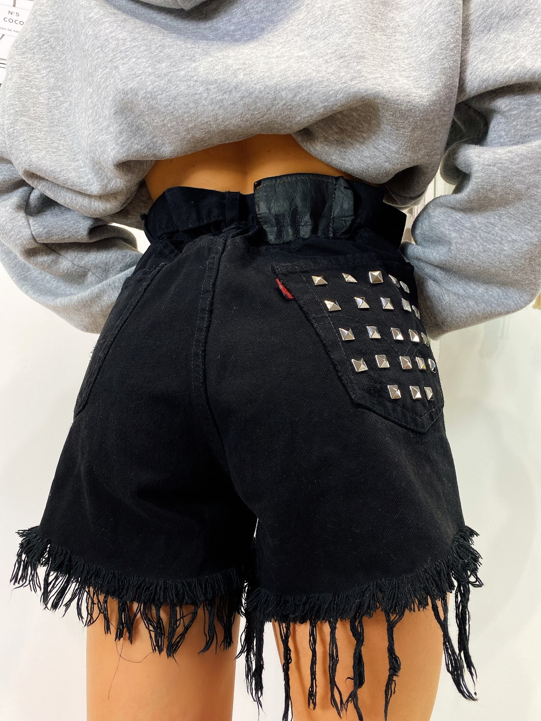 Short Levi’s Vintage con Borchie Nero