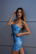 Abito a fascia jeans