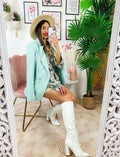 Blazer in ecopelle Tiffany