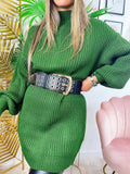 Maxi maglione Verde militare
