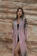 Kimono animalier rosa