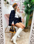 Completo Giacca e Short Nero