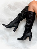 Stivale arricciato Black