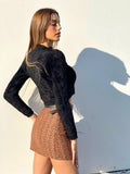 Gonna in tweed nude a fantasia