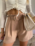Short cipria con cintura
