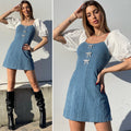 Abito di jeans con fiocchetti