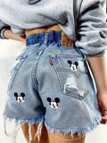 Short Levi’s Vintage con stampa topolino bagno medio