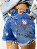 Short Levi’s Vintage con stampa Paperina senza strappi