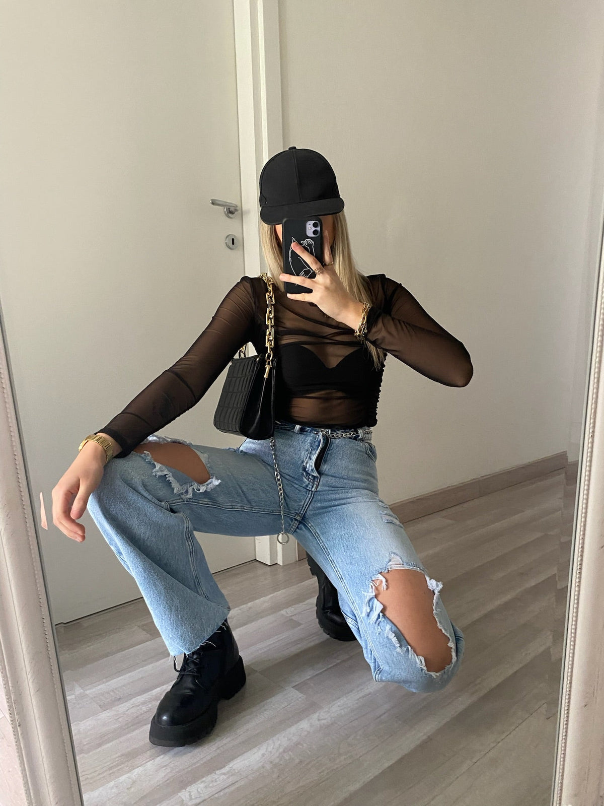 Body nero velato
