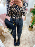 Jeans Boyfriend Grigio/Nero