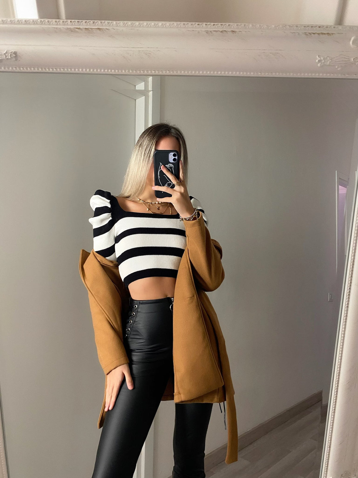 Cappotto Camel doppio petto
