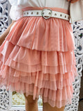 Gonna a balze in tulle