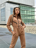 Tuta intera Camel con zip