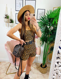 Completo top e pantaloncino maculato