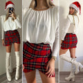 Top bianco spalline bombate