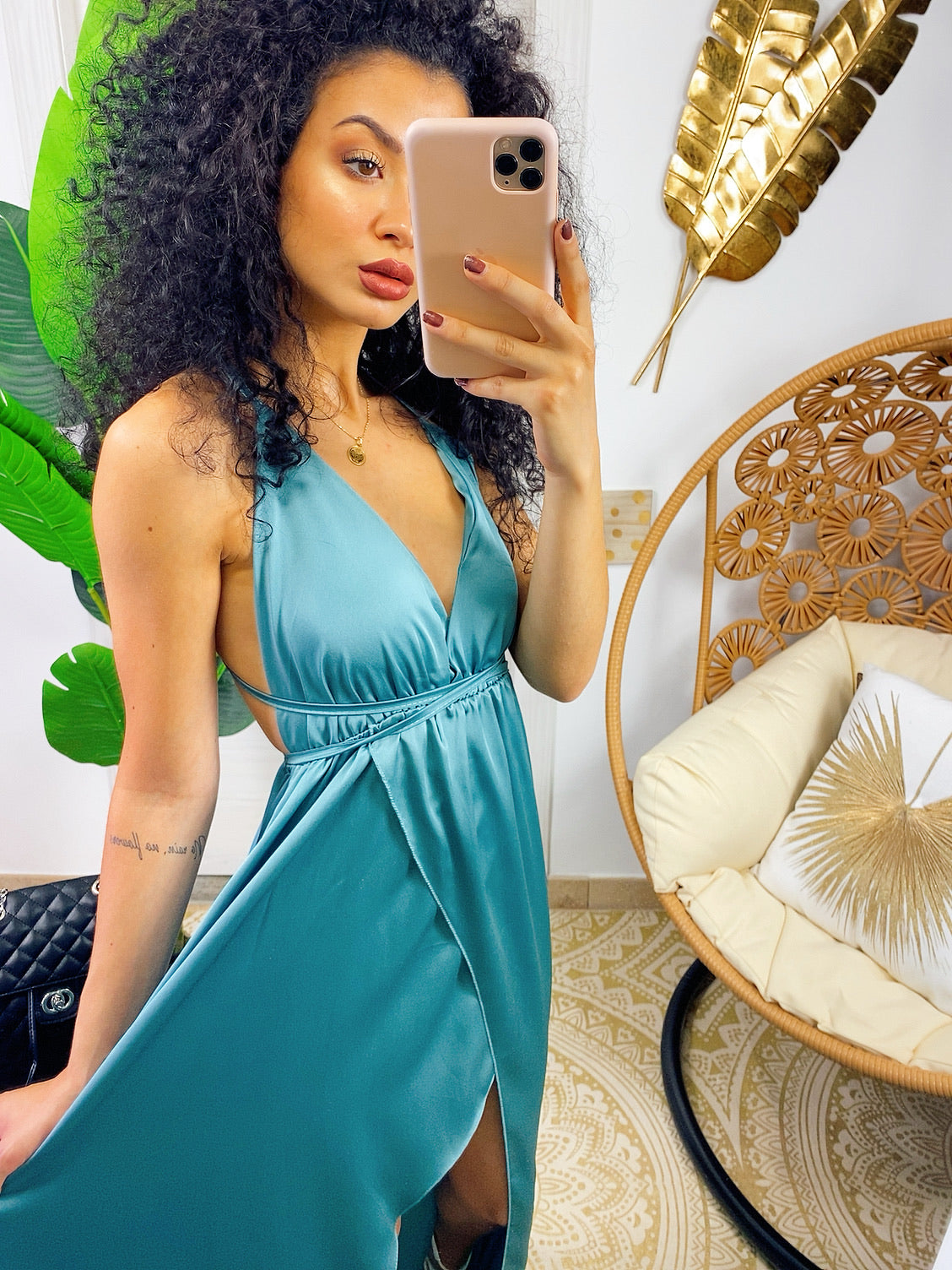 Dress Afrodite Verdeacqua