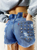 Short Levi’s Vintage con Borchie bagno medio