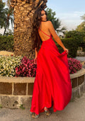Afrodite con paillettes rosso