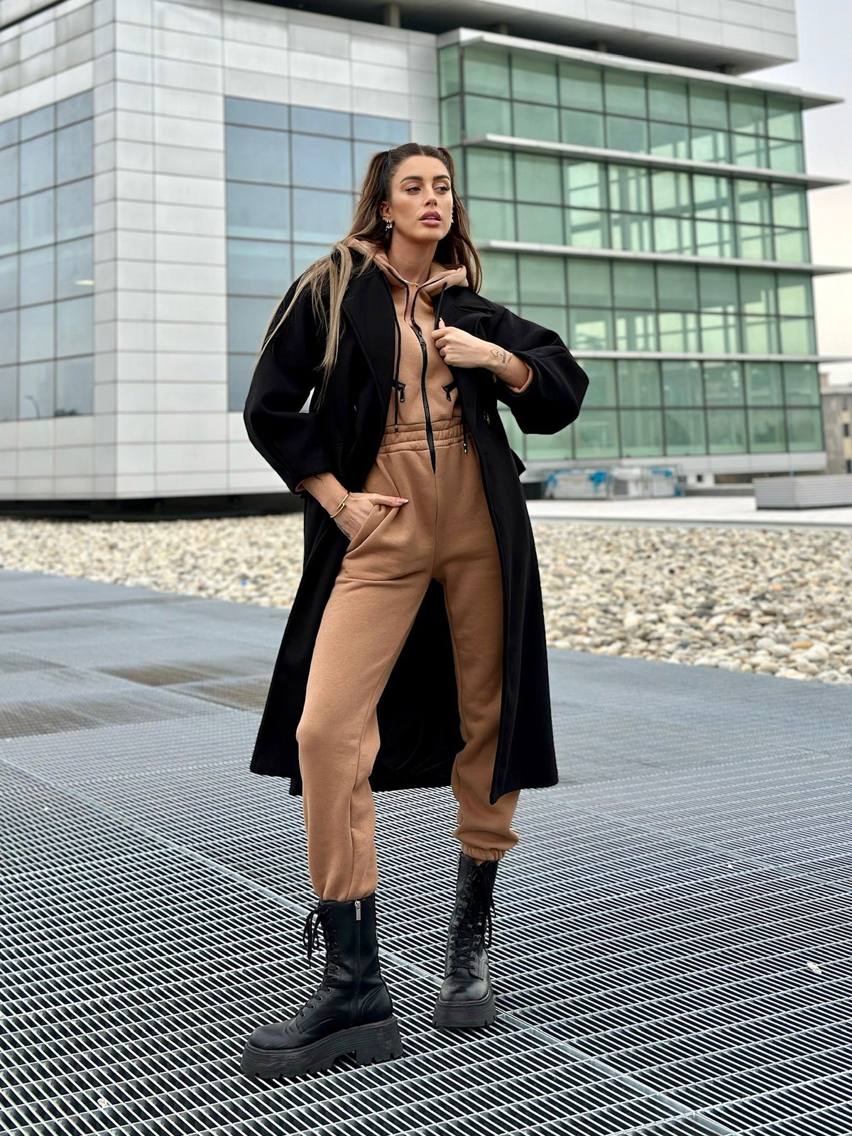 Cappotto over nero