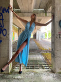 Dress Red Carpet con due spacchi