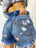 Short Levi’s Vintage con stampa Paperina bagno medio