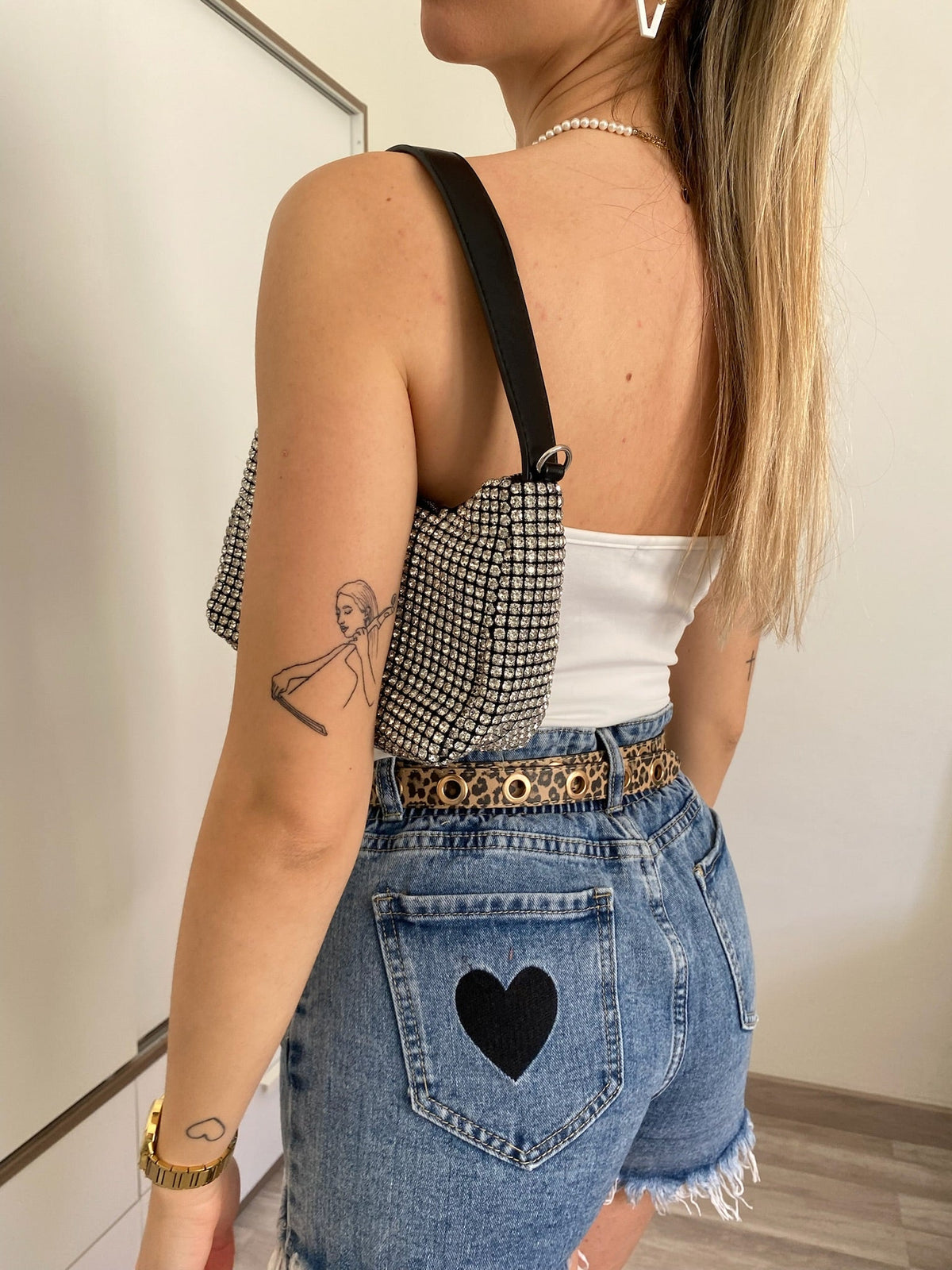 Short a caramella con cuori