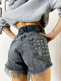 Levi’s Vintage grigio chiaro con borchie