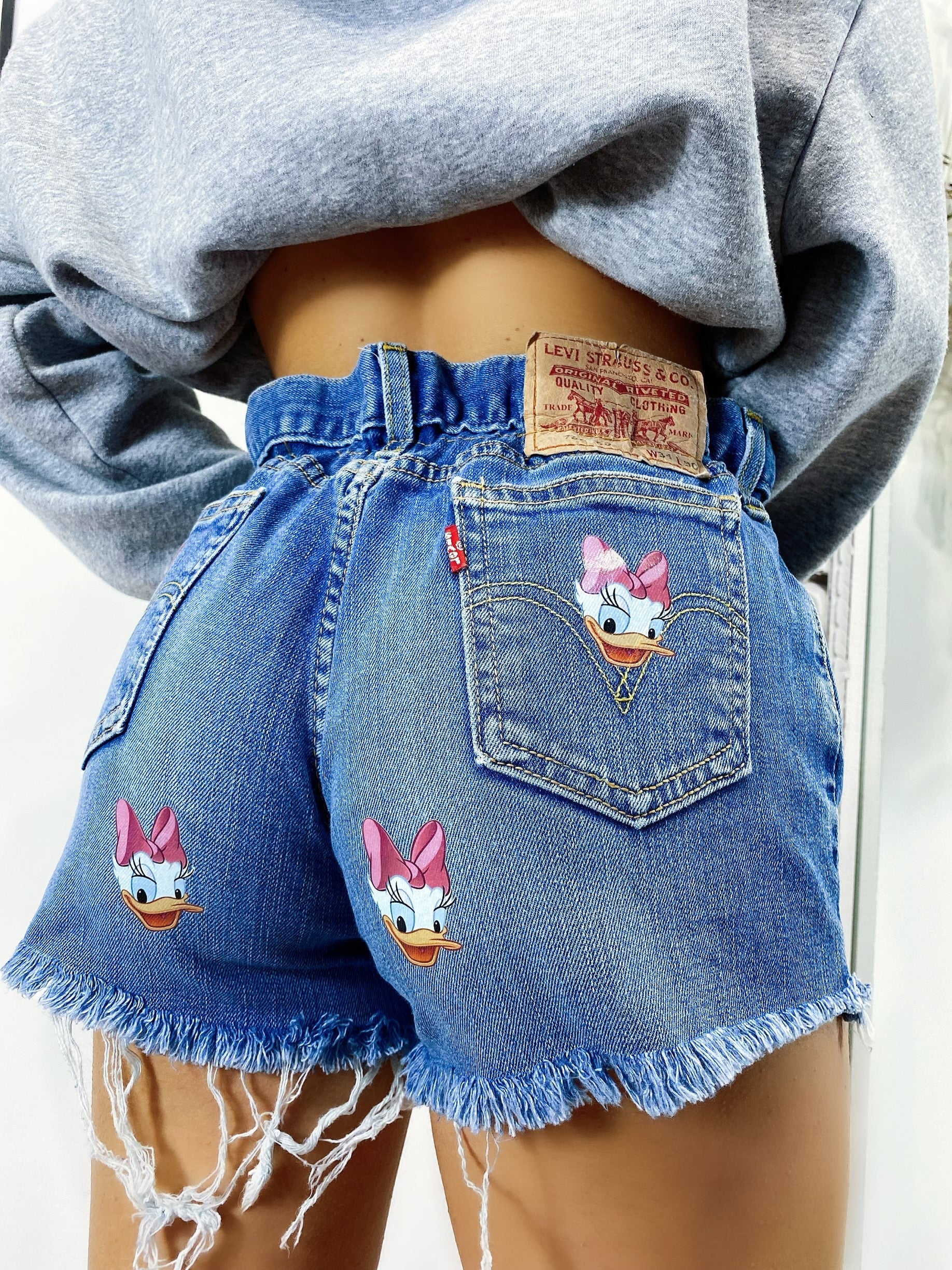 Short Levi’s Vintage con stampa Paperina bagno medio