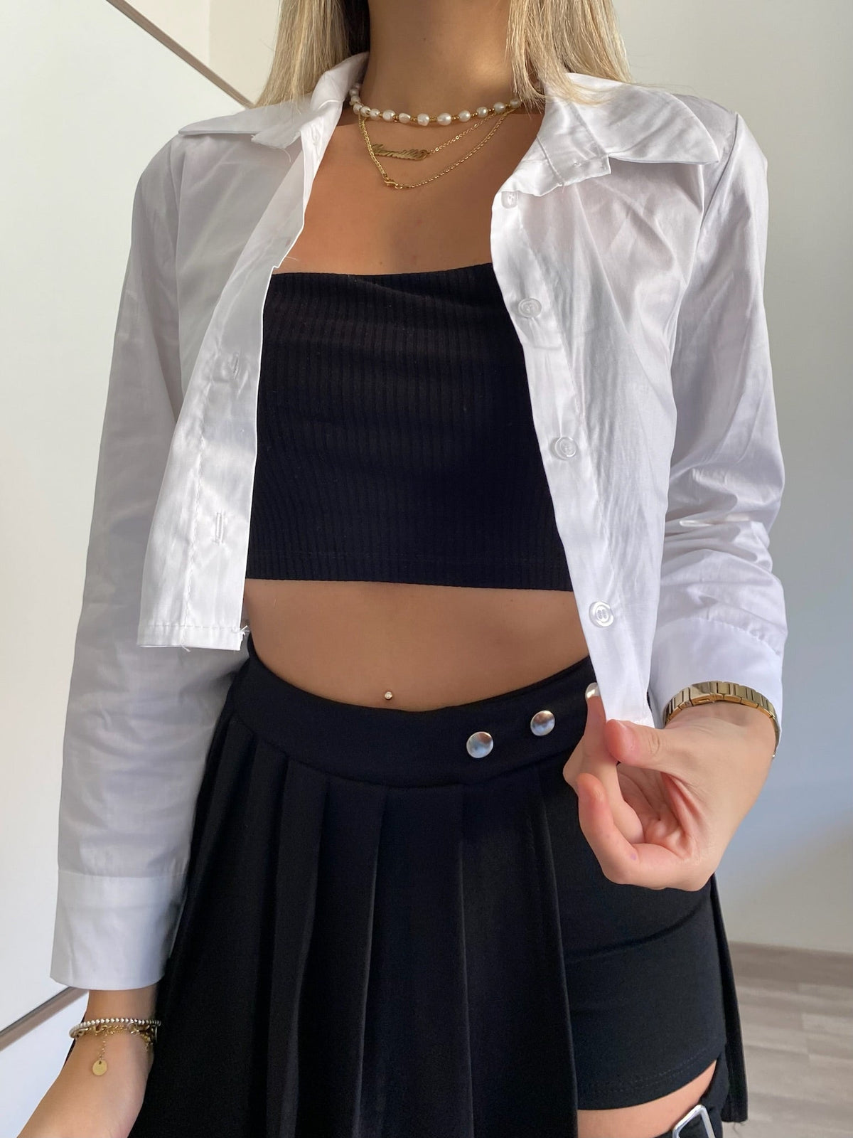 Camicia crop
