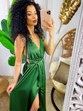 Dress Afrodite verde militare