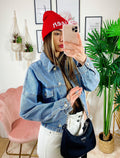 Giacca di jeans con elastico