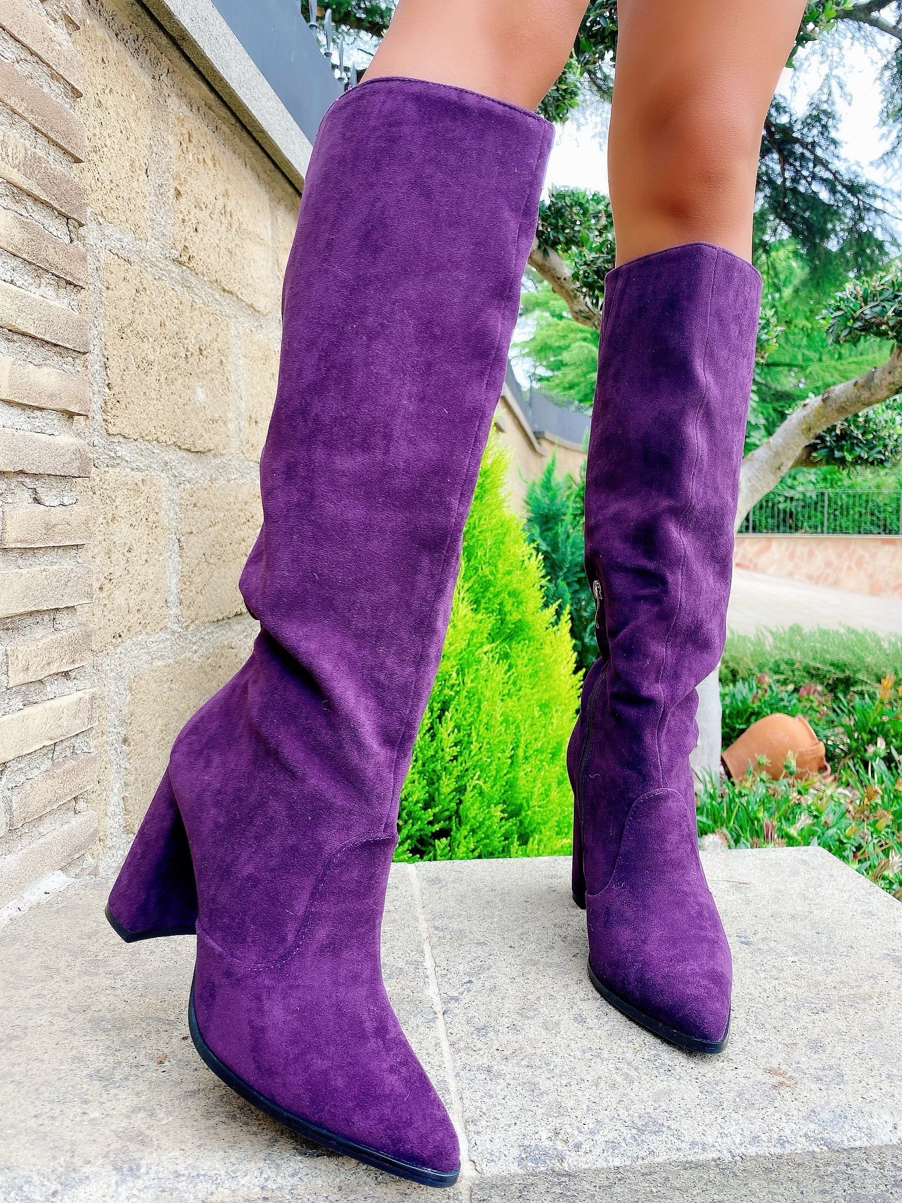 Stivale alto purple