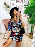 Maxi maglia cartoon Nera