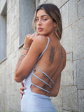 Abito carta da zucchero schiena aperta