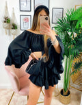 Completo due pezzi Nero