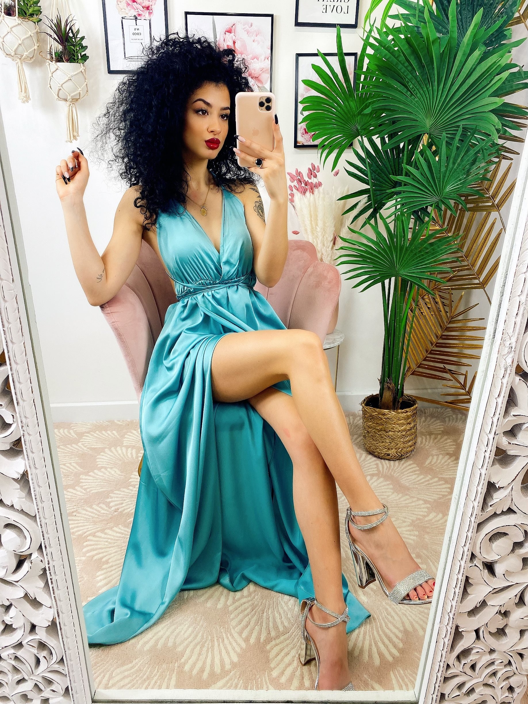 Dress Afrodite Verdeacqua