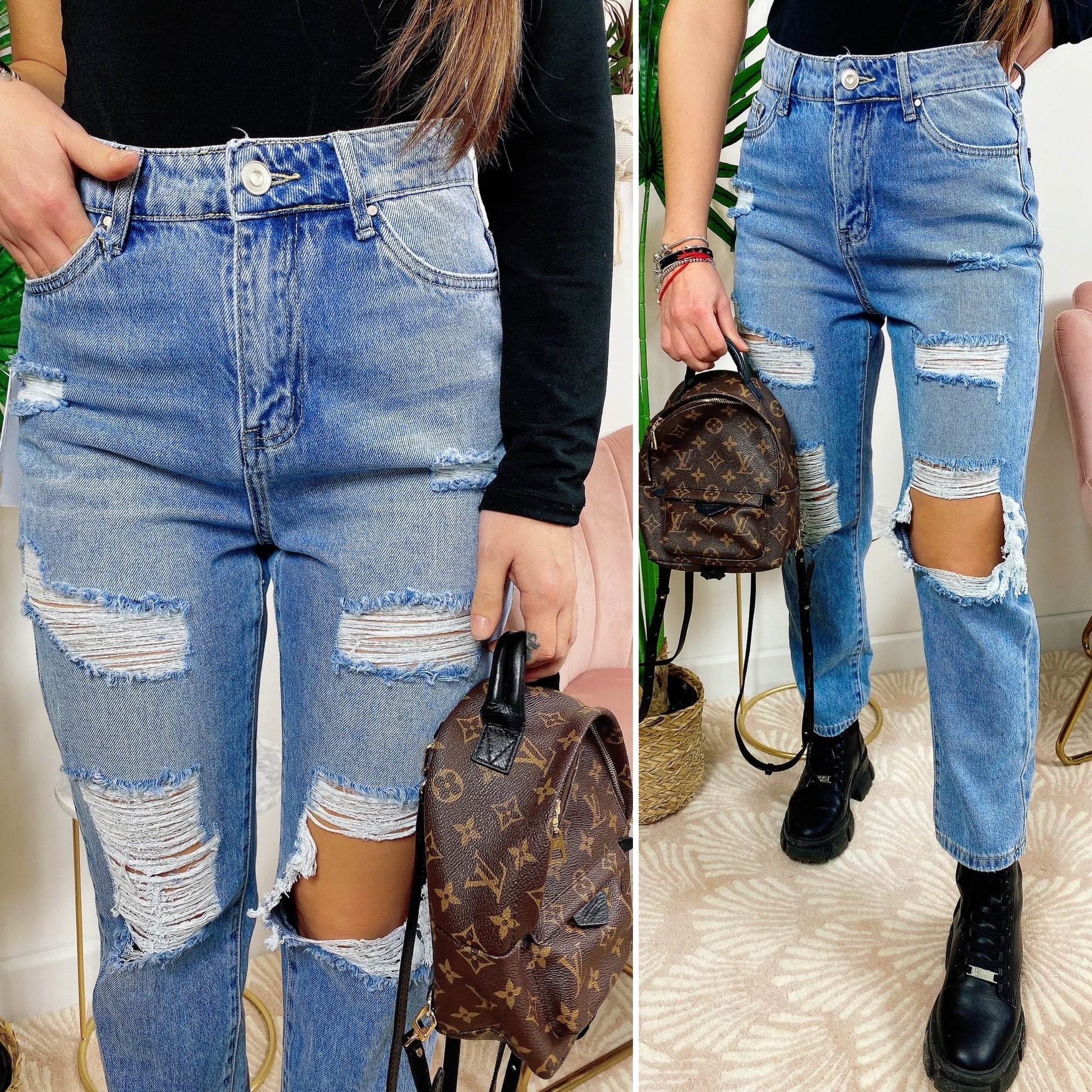 Jeans con strappi