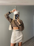 Gonna beige con cintura