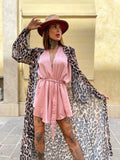 Tutina in raso rosa