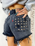 Short Levi’s Vintage con Borchie grigio