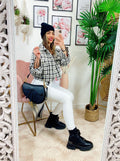 Giacca in tweed Nera