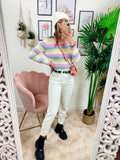 Maglioncino a righe Multicolor