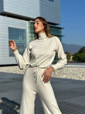 Completo Maglia e pantalone quality beige