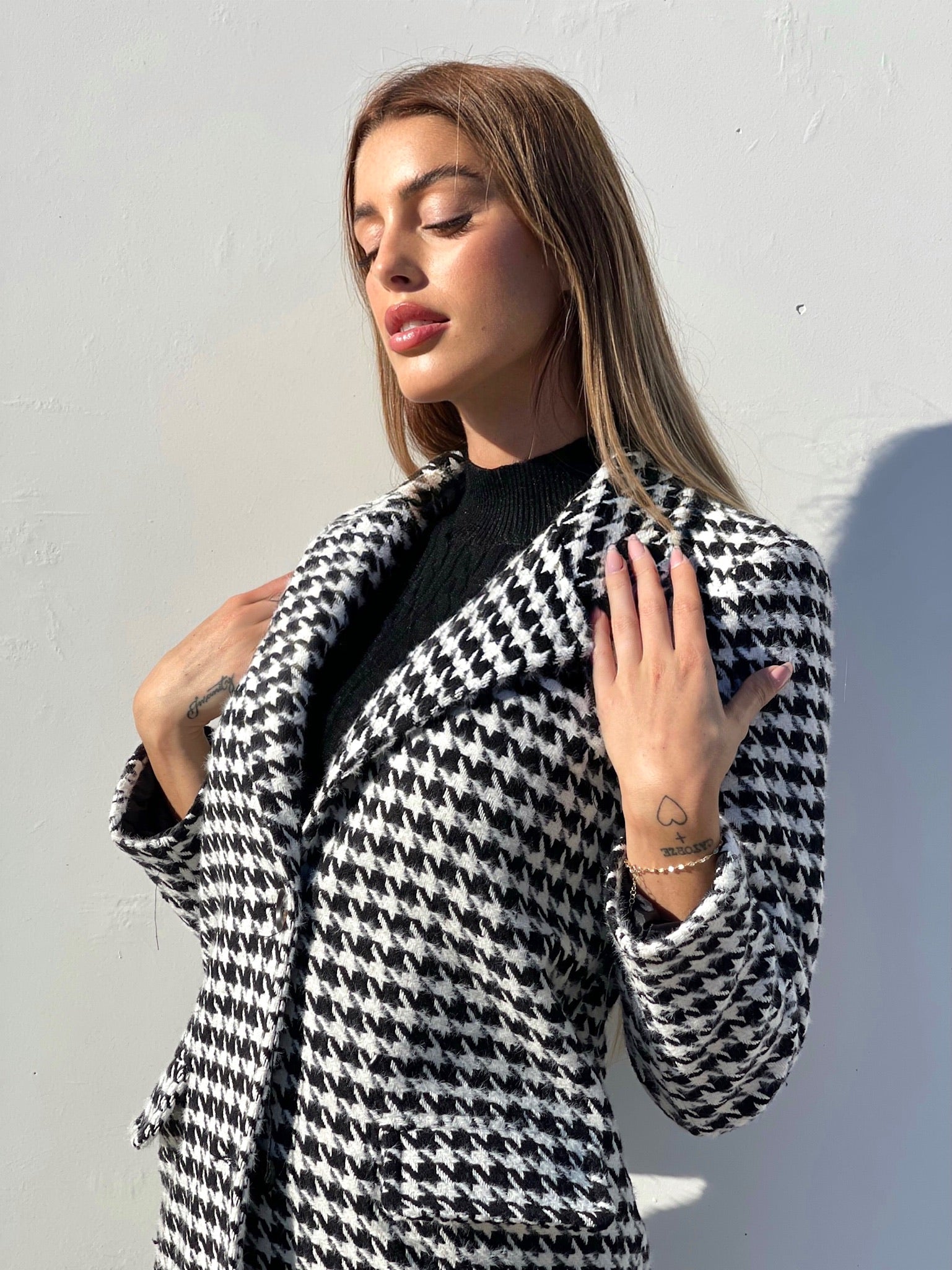 Cappotto pied de poule