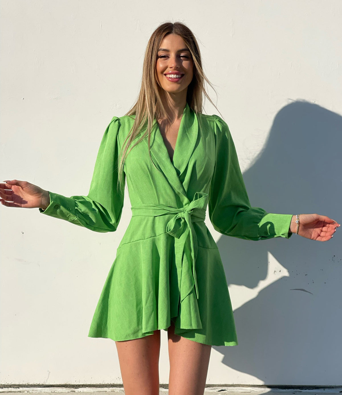 Abito a portafoglio menta