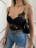 Body in pizzo nero