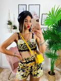 Completo Etnico Top e Short con catenina