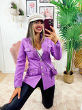 Blazer Purple con Borsetta